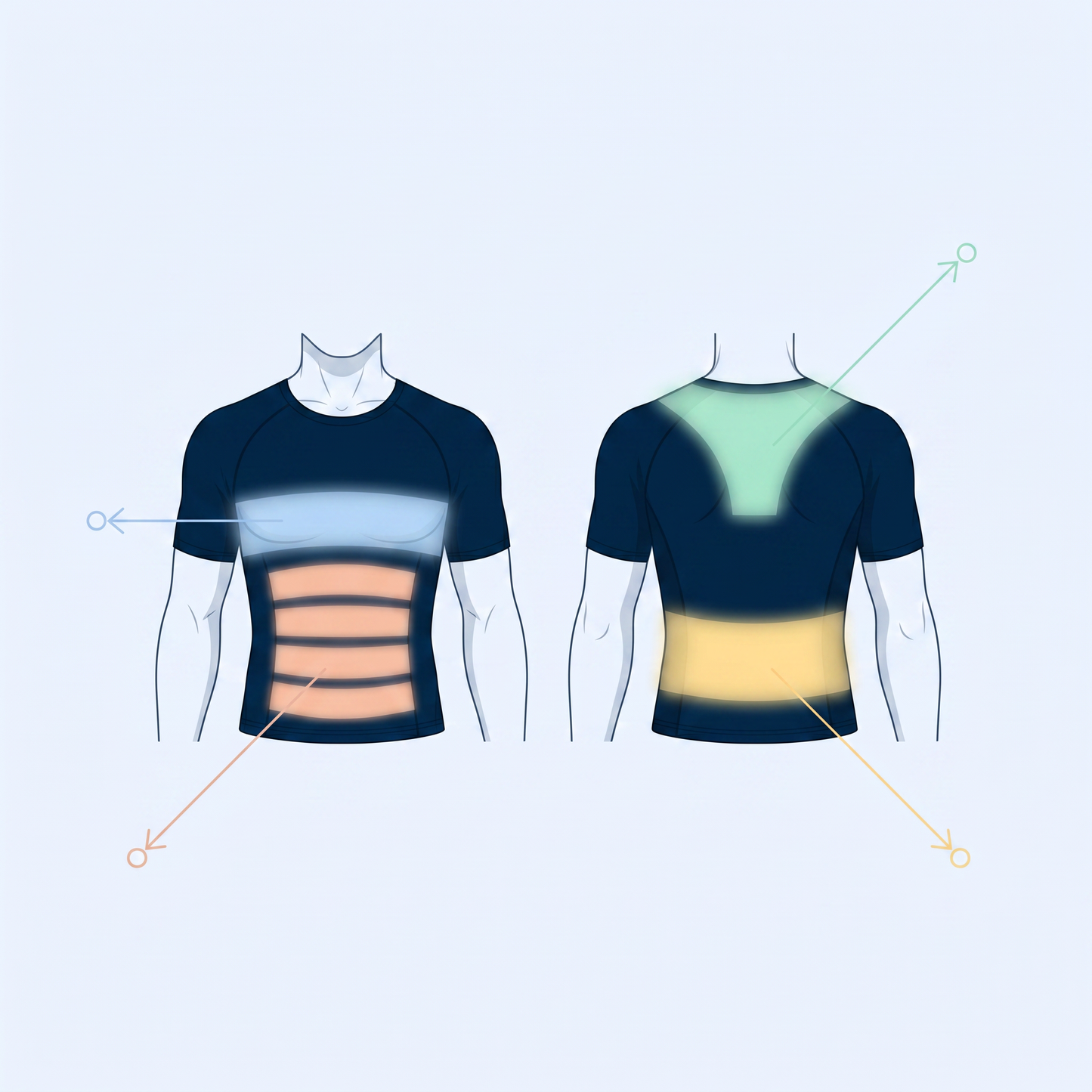 T - Shirt sculptant pour homme