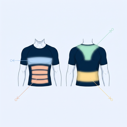 T - Shirt sculptant pour homme