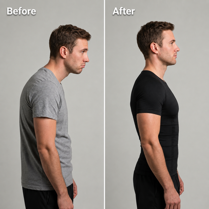T - Shirt sculptant pour homme