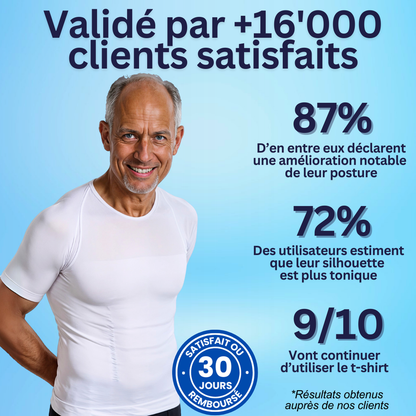T - Shirt sculptant pour homme